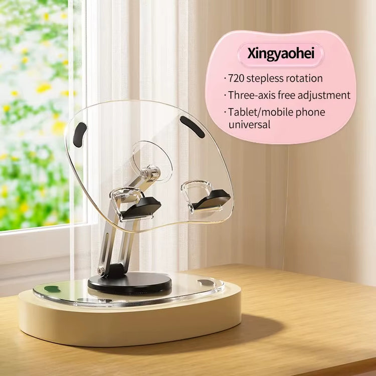 360° Rotating Mobile Phone Stand Multi-Functional Flat Support Stand Retractable Mobile Phone Stand Desktop