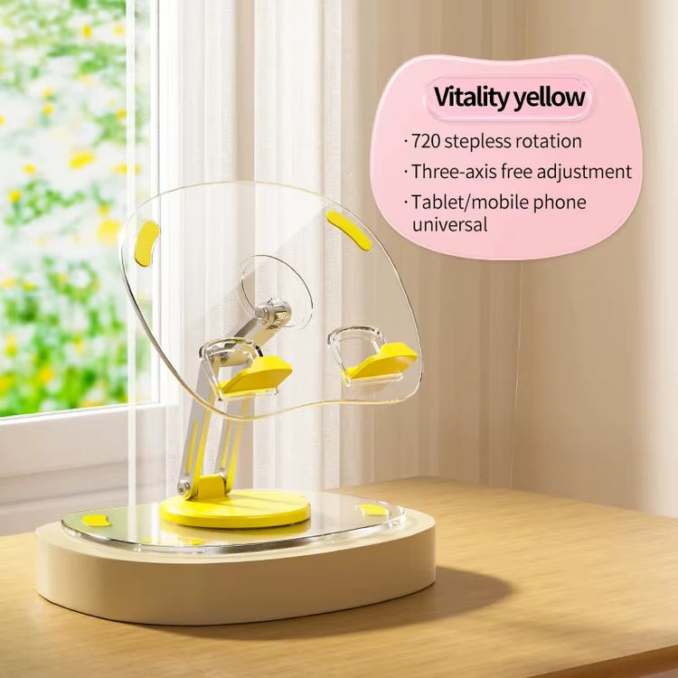 360° Rotating Mobile Phone Stand Multi-Functional Flat Support Stand Retractable Mobile Phone Stand Desktop