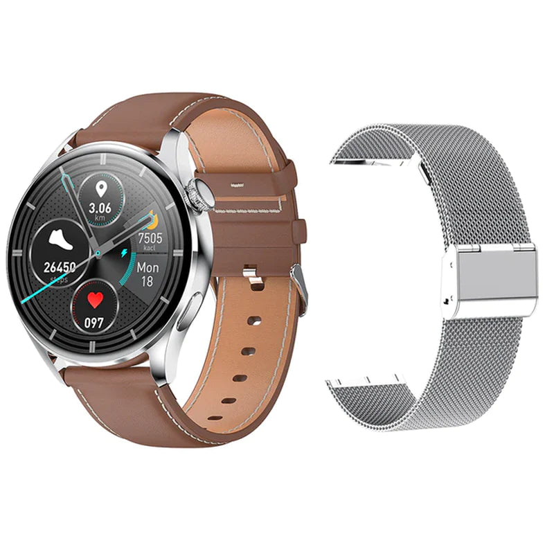 For Phone Xiaomi Huawei Android ECG Smart Watch Men Android 2022 Bluetooth Call Smartwatch Blood Pressure Heart Rate Men Fitness