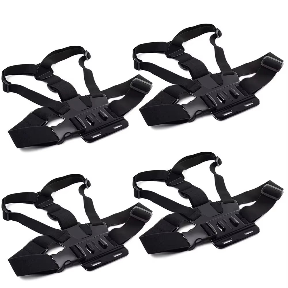 Adjustable Chest Mount Harness Strap for Gopro Hero 13 12 11 10 9 SJCAM SJ4000 Insta360 AKASO DJI Osmo Action Camera Accessories