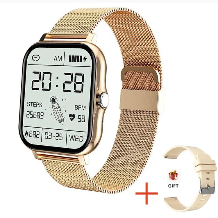 LIGE 2022 Men Smart Watch Women 1.69" Color Screen Full Touch Fitness Tracker Bluetooth Call Smart Clock Ladies Smart Watch Men