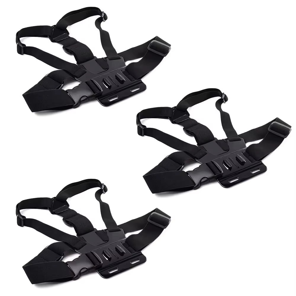 Adjustable Chest Mount Harness Strap for Gopro Hero 13 12 11 10 9 SJCAM SJ4000 Insta360 AKASO DJI Osmo Action Camera Accessories