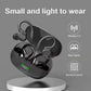 Wireless Earbuds Sport Bluetooth 5.3 Headphones with Noise Cancelling Mic 75H Hifi Stereo over Ear Bud LED Display USB-C IPX6