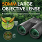 12X50 Binoculars for Adults High Powered - HD Bird Watching Binocular for Hunting with Clear Vision - Easy Focus Binoculars with Long Range for Hiking Travel Cruise Trip Concert Stargazing