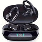 Wireless Earbuds Sport Bluetooth 5.3 Headphones with Noise Cancelling Mic 75H Hifi Stereo over Ear Bud LED Display USB-C IPX6