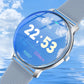 Compatible with Apple, Circular Display Water-Resistant Fitness Band Multi-Feature Watch
