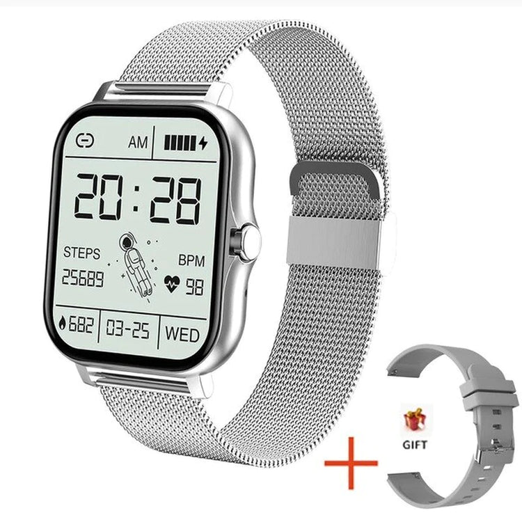 LIGE 2022 Men Smart Watch Women 1.69" Color Screen Full Touch Fitness Tracker Bluetooth Call Smart Clock Ladies Smart Watch Men