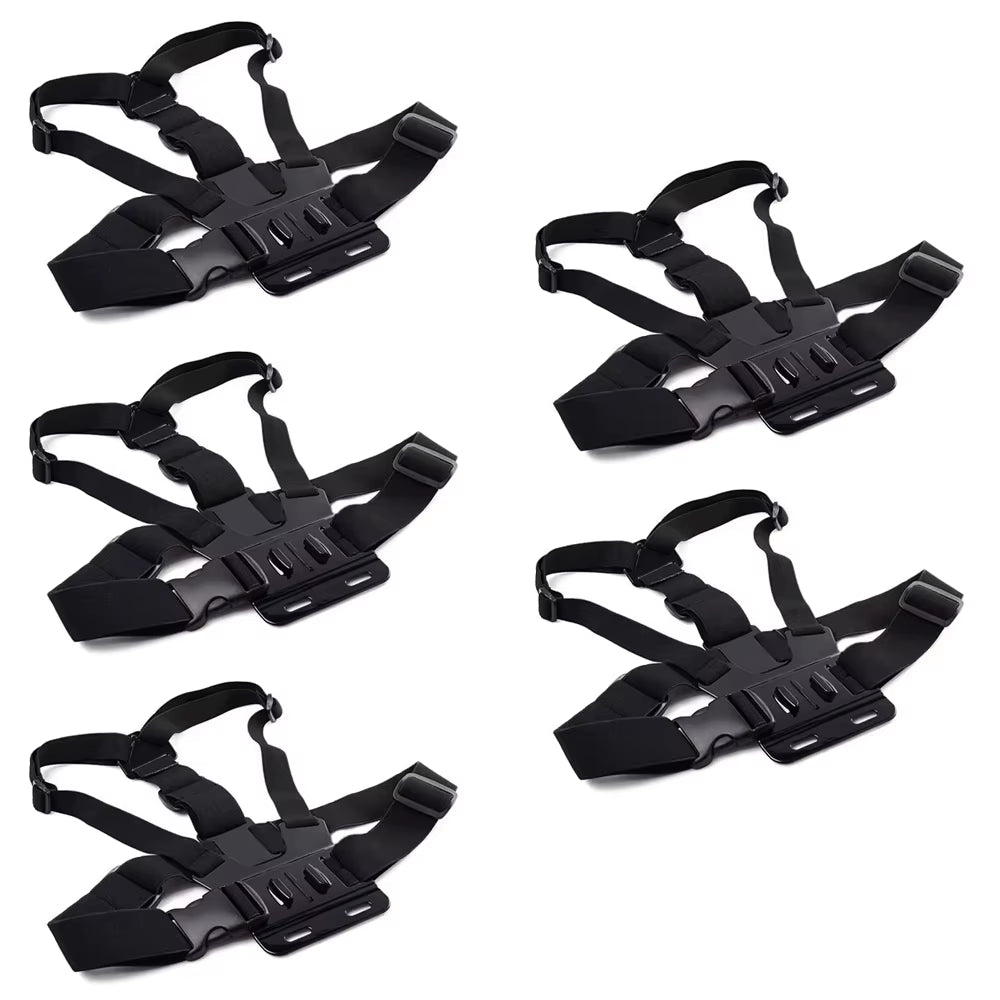 Adjustable Chest Mount Harness Strap for Gopro Hero 13 12 11 10 9 SJCAM SJ4000 Insta360 AKASO DJI Osmo Action Camera Accessories