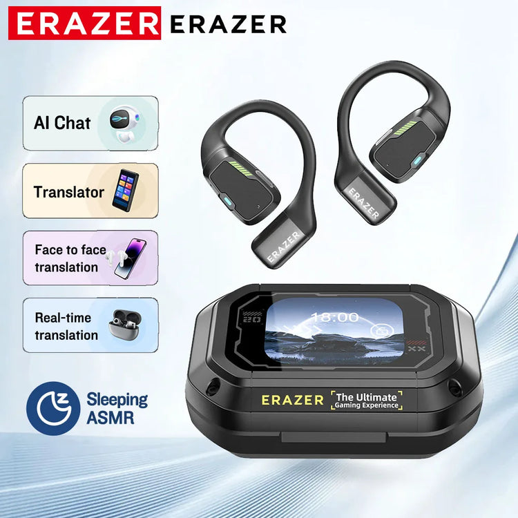 [AI Translator Earbuds] XP6 Wireless Headphones Gaming Headset Equalizer APP Bluetooth Earphones Waterproof Powerful Sound