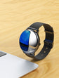 Compatible with Apple, Circular Display Water-Resistant Fitness Band Multi-Feature Watch