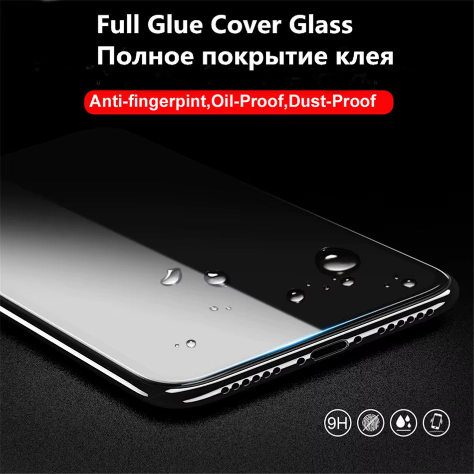 6In1 Glass for Redmi Note 13 Pro Global Full Cover Tempered Glass Redmi Note 13 Pro Screen Protector Lens Film Redmi Note 13 Pro
