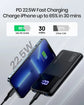 Portable Power Bank, Slimmest 10000Mah Fast Charging Portable Charger Compatible with Iphone & Samsung, Black