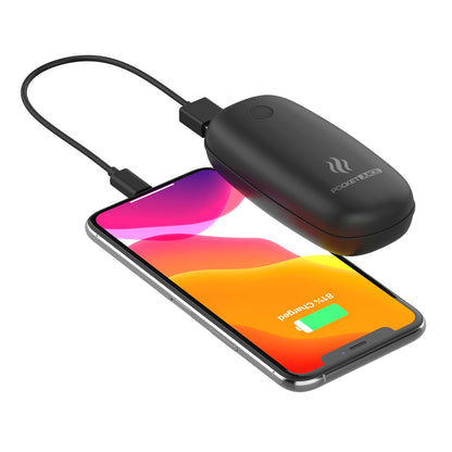 Hybrid Heat, Usb-Rechargeable Hand Warmer and 5200Mah Portable Power Bank