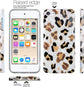 Ipod Touch 7Th Gen Case - Sparkle Translucent Clear Glitter White Leopard Print Soft TPU Silicone Case Cover for Girls Women