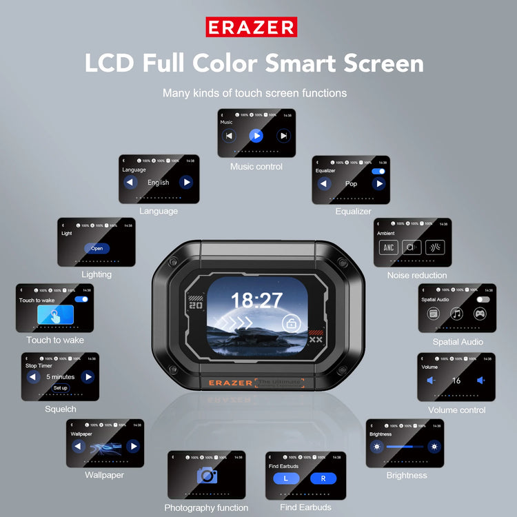 [AI Translator Earbuds] XP6 Wireless Headphones Gaming Headset Equalizer APP Bluetooth Earphones Waterproof Powerful Sound