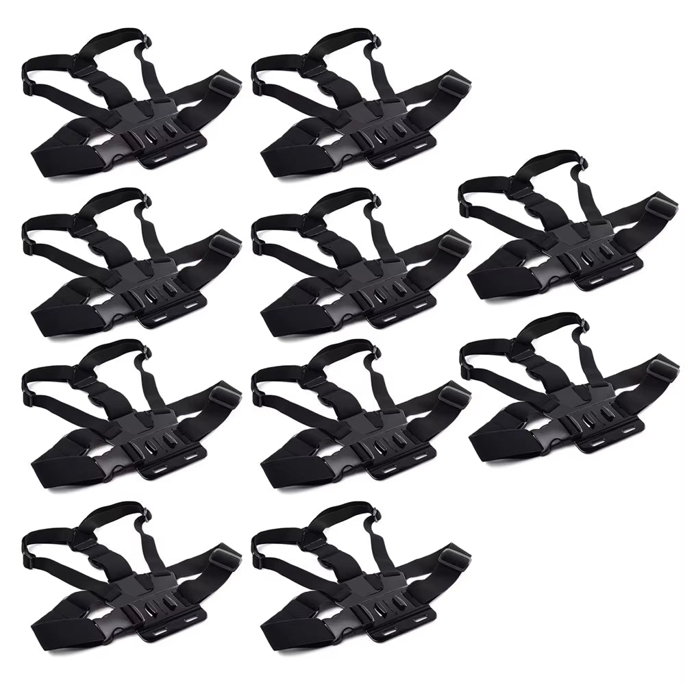Adjustable Chest Mount Harness Strap for Gopro Hero 13 12 11 10 9 SJCAM SJ4000 Insta360 AKASO DJI Osmo Action Camera Accessories